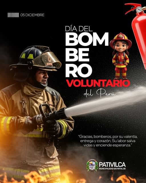 Más de 500 bomberos peruanos celebran su día con valentía y servicio