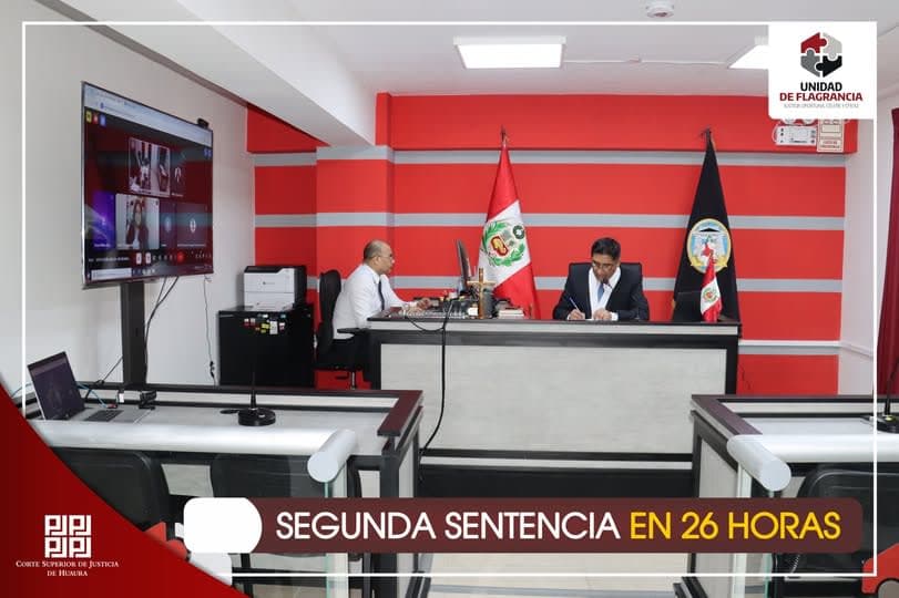 Justicia Rápida: Corte Superior de Huaura Condena a Receptador en Récord de 26 Horas