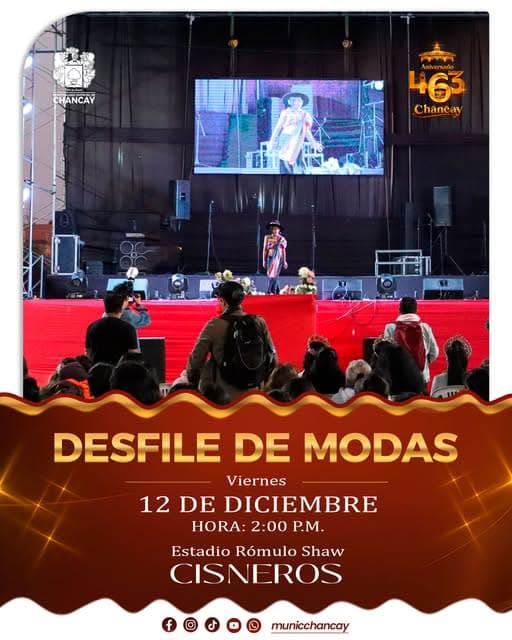 Prepárate para la Explosión de Color y Moda: Chancay Celebra su 463° Aniversario con un Desfile Inolvidable