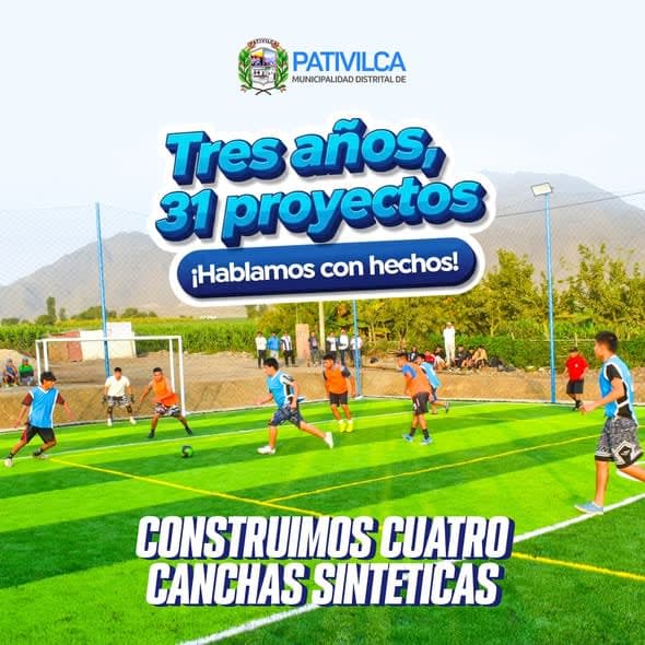 La Revolución Deportiva de Pativilca: Cuatro Canchas de Última Generación en Tres Años