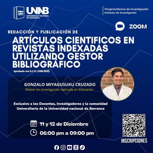 Descubre el Secreto para Publicar Artículos Científicos en Revistas Indexadas con el Taller de la UNAB